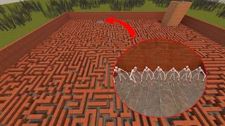 THE ENTIRE SCP FAMILY IS TRAPPED IN A GIANT MAZE! | GMod #gmod  #spc096 #nextbots screenshot 1