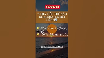 Quy Tắc 50/30/20 Quản Lý Tiền 📊 | #Shorts #taichinh