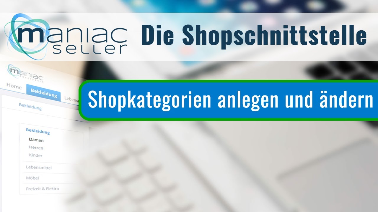New Shop-Kategorien in der Sage 100 Webshop-Schnittstelle zu anlegen und zum Shopware hochladen
