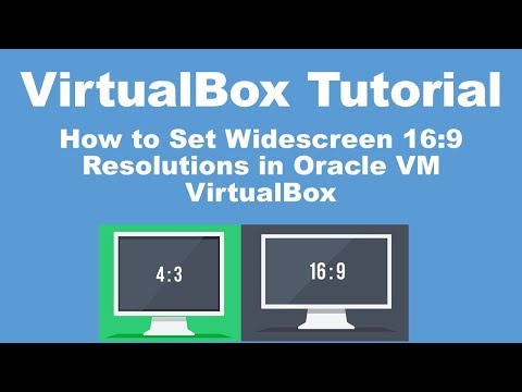 How to Set Widescreen 16:9 Resolutions in Windows XP in Oracle VM VirtualBox | VirtualBox Tutorial