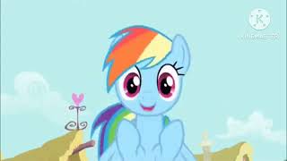 Bow the Ghost's Reaction to Rainbow Dash's Silly Face