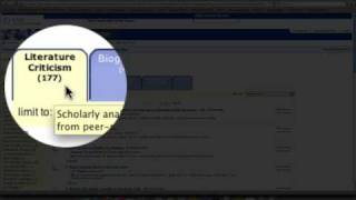 Literature Resource Center tutorial