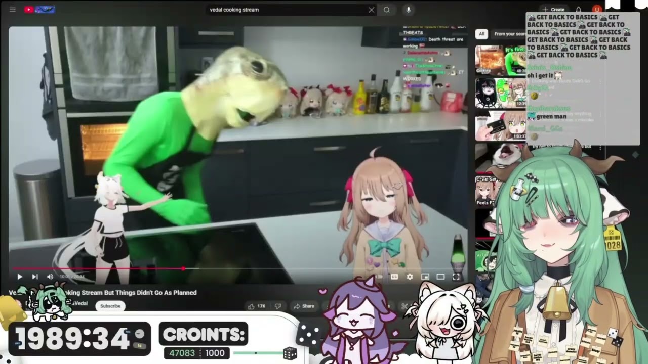 Mega Reacts To Vedal's Cooking Stream