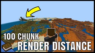 How to get Better Render Distance in Minecraft (No Mods)