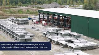 Surrey Langley SkyTrain: Precast Concrete Facility, September 2025