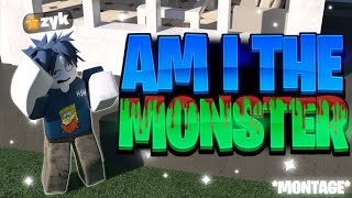 am i.. the monster?┃Da hood Montage 👻💫