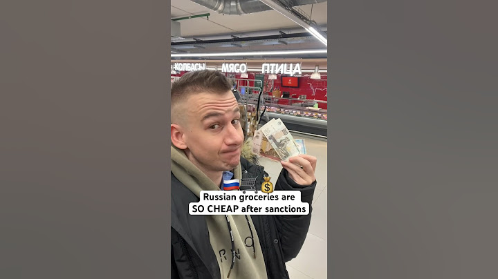 Russian groceries are SO CHEAP after sanctions