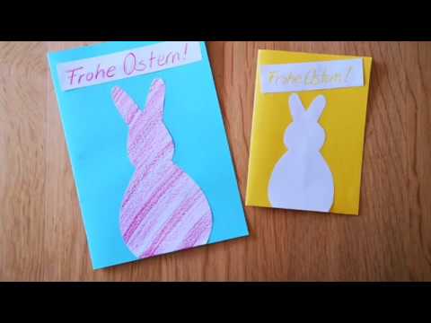 Video: Wie Man Osterkarten Macht