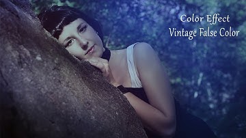 Photoshop Soft Color Effect -  Vintage False Color - Photoshop Tutorial