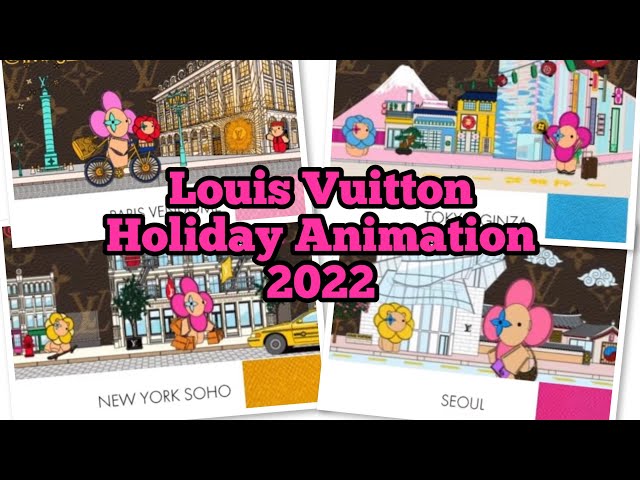 Louis Vuitton 2022 Vivienne NYC Holiday Animation Monogram Felicie