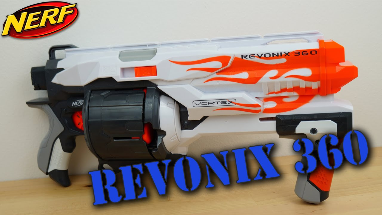 Nerf Vortex Revonix 360 Review and Shooting - YouTube