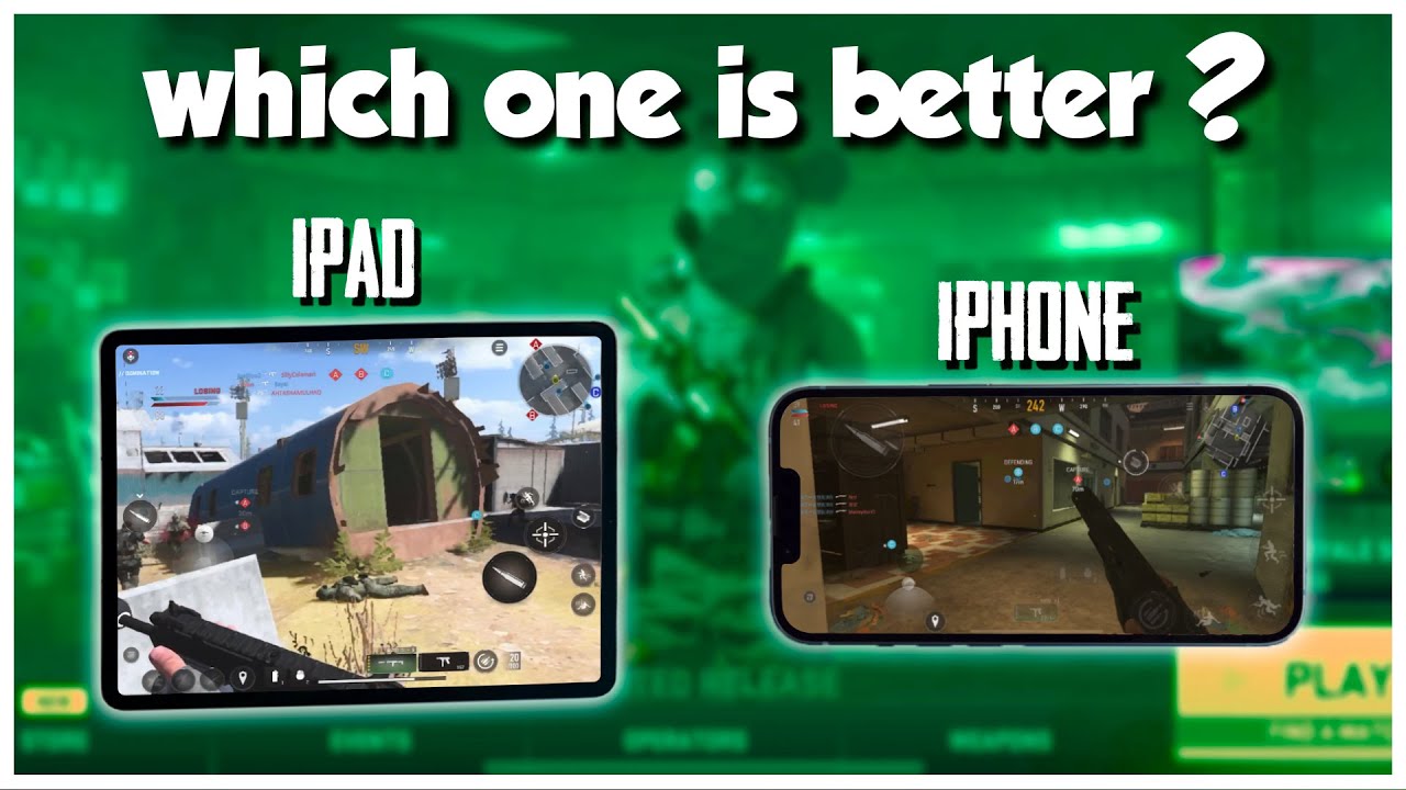 WHICH ONE IS BETTER IPHONE OR IPAD ? | 𝐔𝐇𝐃 60 FPS GRAPHICS GAMEPLAY | FT. @MrBuNNY0P