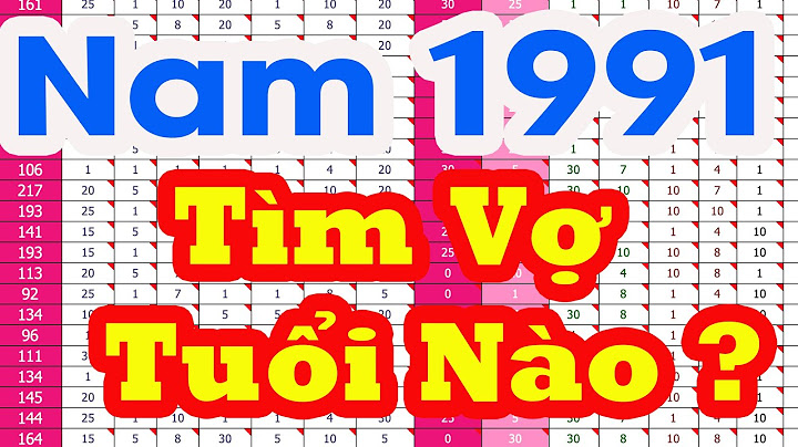 Sinh năm 1991 lấy vợ tuổi nào thì hợp năm 2024