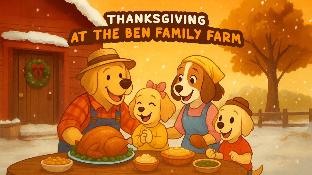 Thanksgiving Day at Ben’s Family Farm 🦃 | Heartwarming Family Story for Kids | Full Episode