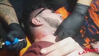 Fan Italiano De Anuel Aa Se Tatua Real Hasta La Muerte En El Cuello