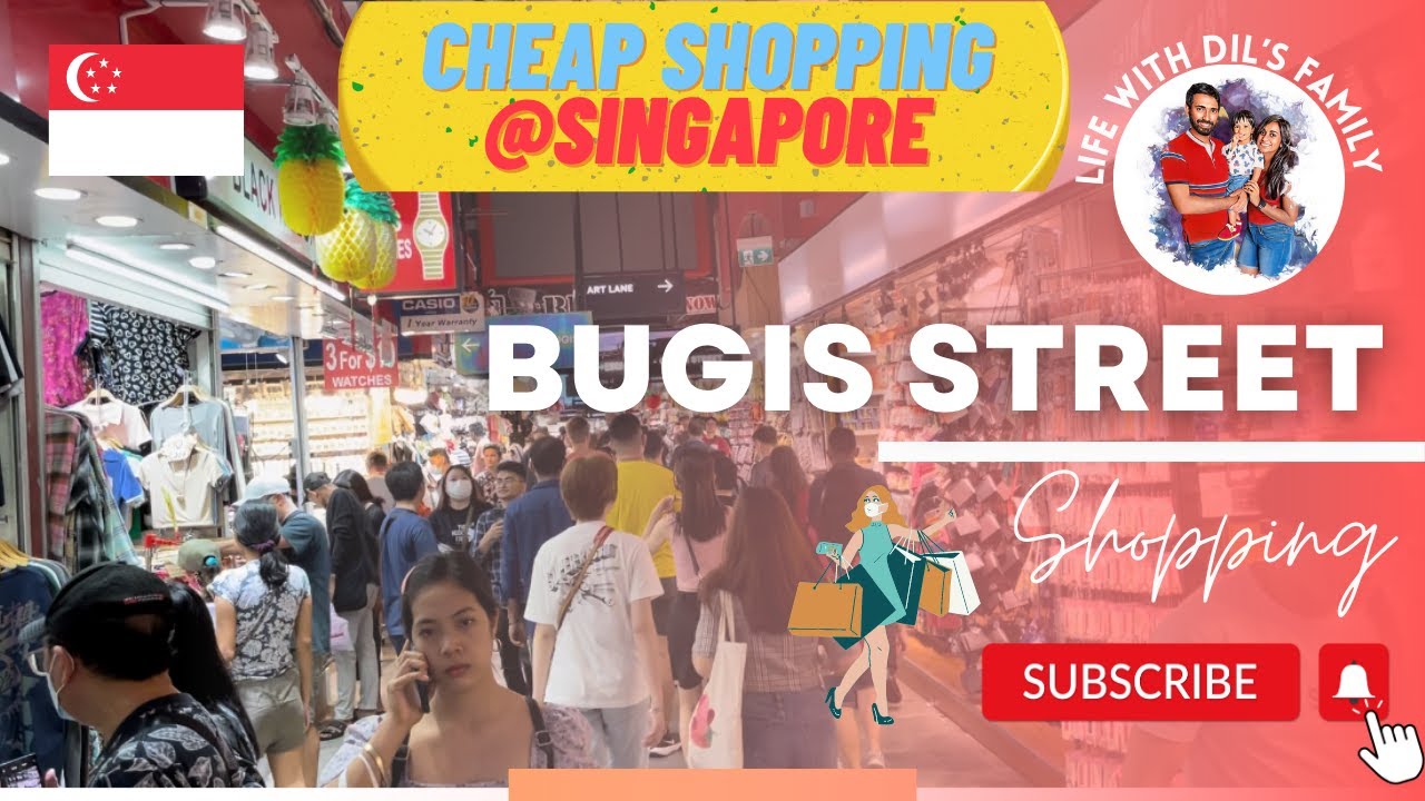 Bugis Street | Cheapest and Affordable Street Shopping in Singapore | Must visit place 👗👠💄👜👕🌭🍦