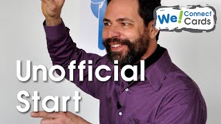 Interactive Activity to Start a Meeting w/ We! Connect Cards
