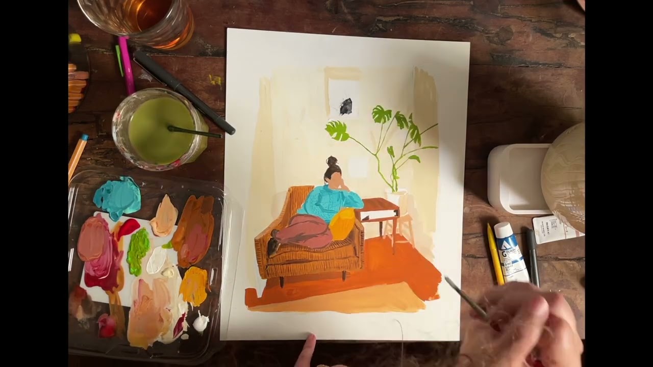 Three Portraits in Time-lapse with Commentary by Julia