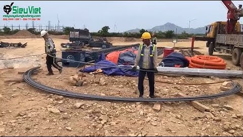 Máy uốn đai tròn thép D42 điện 3 phase (380V ) Nhật Bản, bàn giao tại Trung Nam, Ninh Thuận