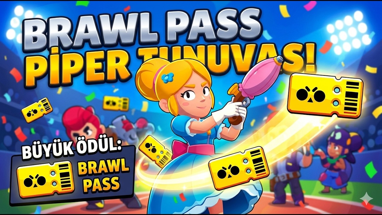 PİPER BRAWL PASS TURNUVAS🏆