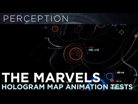 Hologram Map Animation Tests