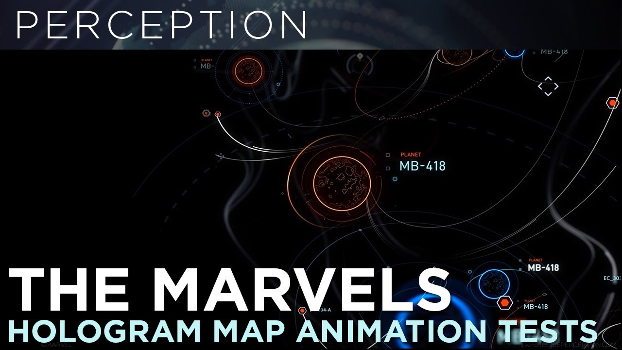 Hologram Map Animation Tests