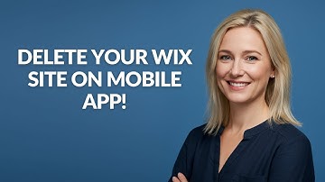 DELETE YOUR WIX SITE ON MOBILE APP! - Julia