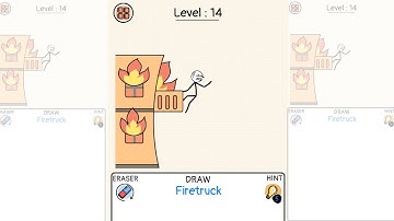 Draw Puzzle: sketch it - Level 14 - Draw Firetruck Walkthrough Solution