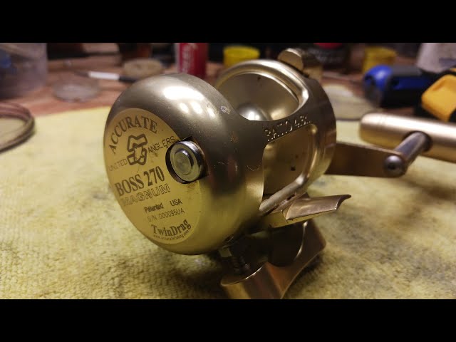 Accurate Boss Magnum 270 Twin Drag Saltwater Reel Service - YouTube