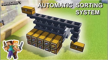 Minecraft Full Automatic Sorting System - 1.18/1.17 | Sarpdaman Gamer