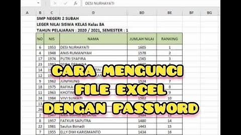 Dhp Tutorial || Cara Mengunci File Excel Dengan Password