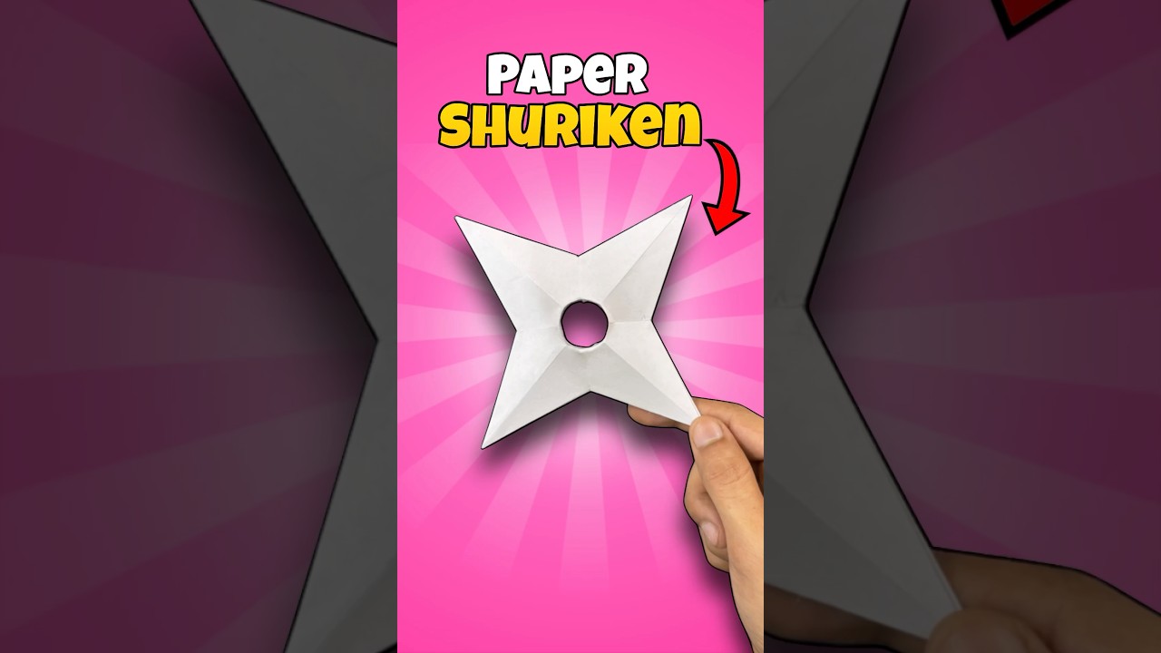 How to Make Super Fast Paper Shuriken 🌟