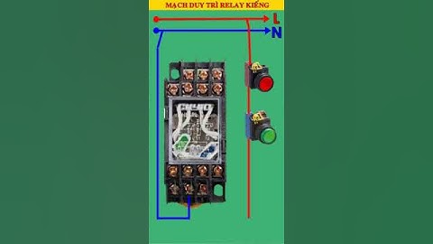 Mạch duy trì relay kiếng  trung gian