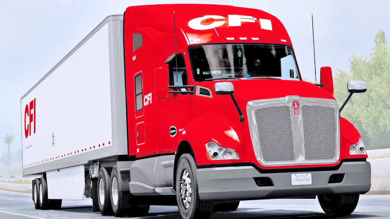 Tight Back Between Two Trailers with CFI