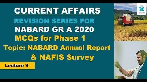 Lecture 9 |GA +ESI +ARD Current Affairs Revision Series|NABARD Gr A 2020|Phase 1