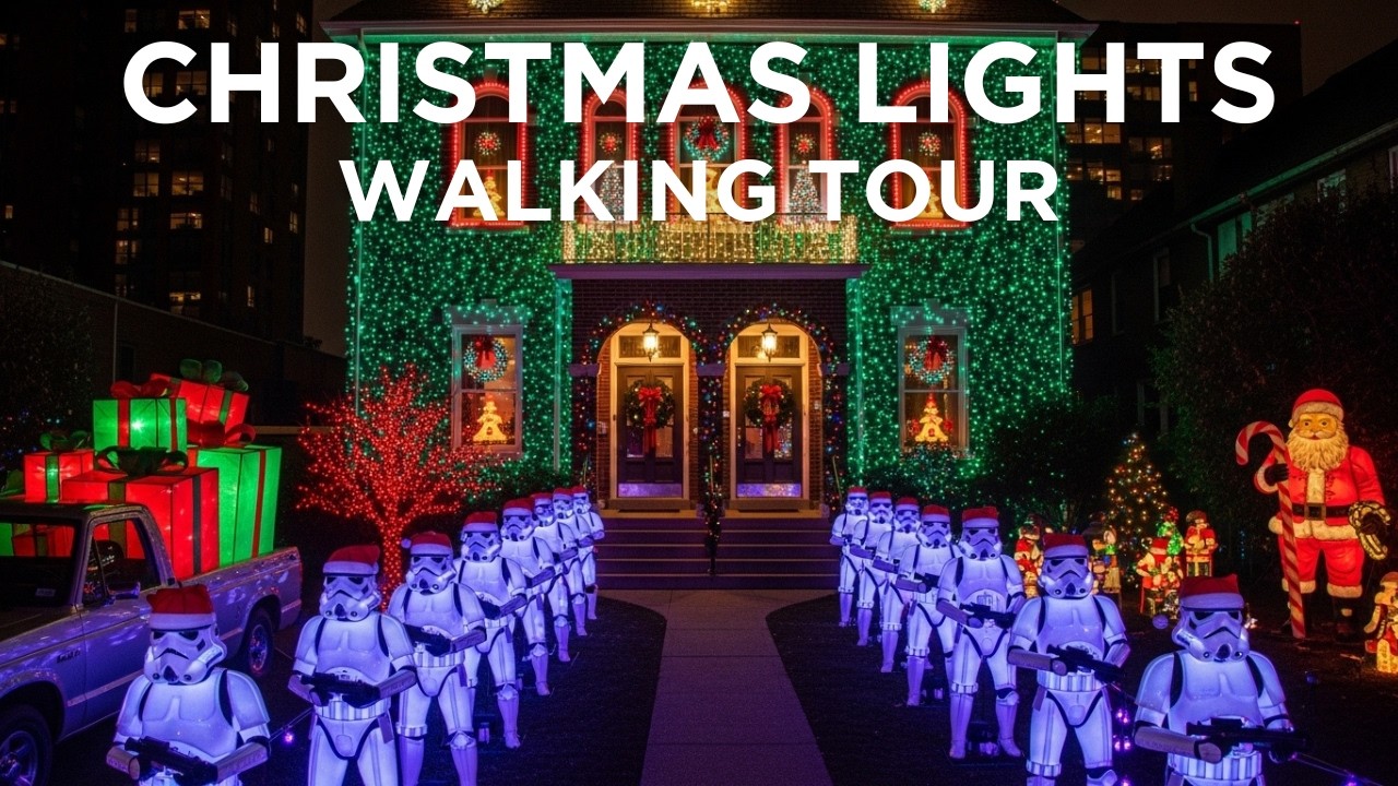 ✨ The Most Magical Neighborhood Christmas Lights Walking Tour ✨