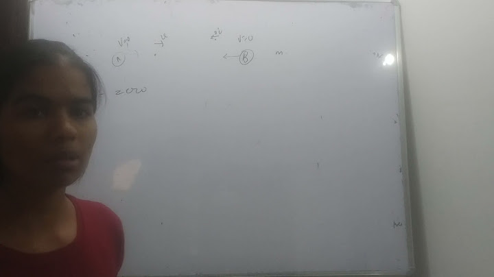 Two particles A and B initially at rest, move towards each other under a mutual force of attraction