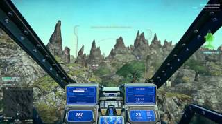 Planet Side 2 - Reaver Air to Ground Bombing