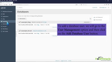 How to create a database username in Plesk   HostPinnacle