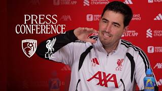 Press Conference: Bournemouth vs Liverpool | Volley or not? Team news & Araujo | Andoni Iraola screenshot 5