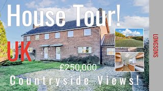 HOUSE TOUR UK Country Views! For Sale £250,000 Norfolk. Longsons Estate Agents @longsons