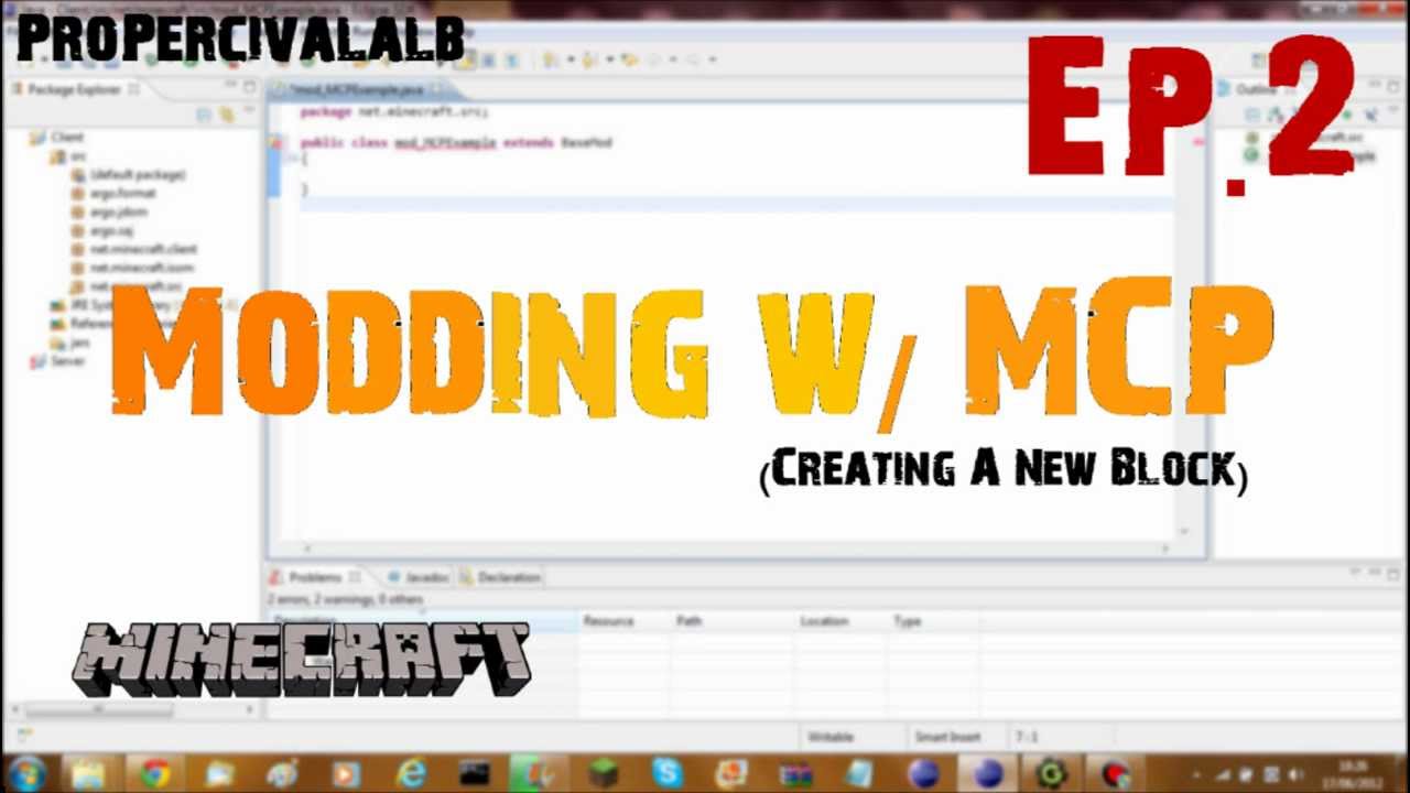 Creating a Basic Block [Modding With ModLoader 1.2.5] - YouTube