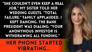 Sister Mocked My Failed Career At Her Wedding - Until Her Company's Mystery Investor Called...