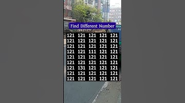 5 Seconds For You To Spot . Try Your Skills  #brainteaser #search #find #puzzle