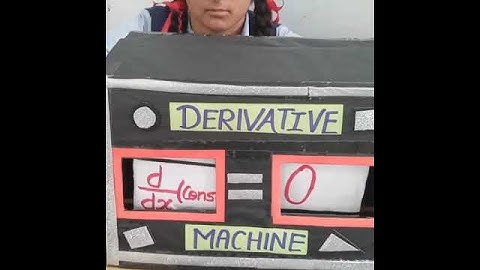 Maths Model of class 12 (Derivatives Machine)