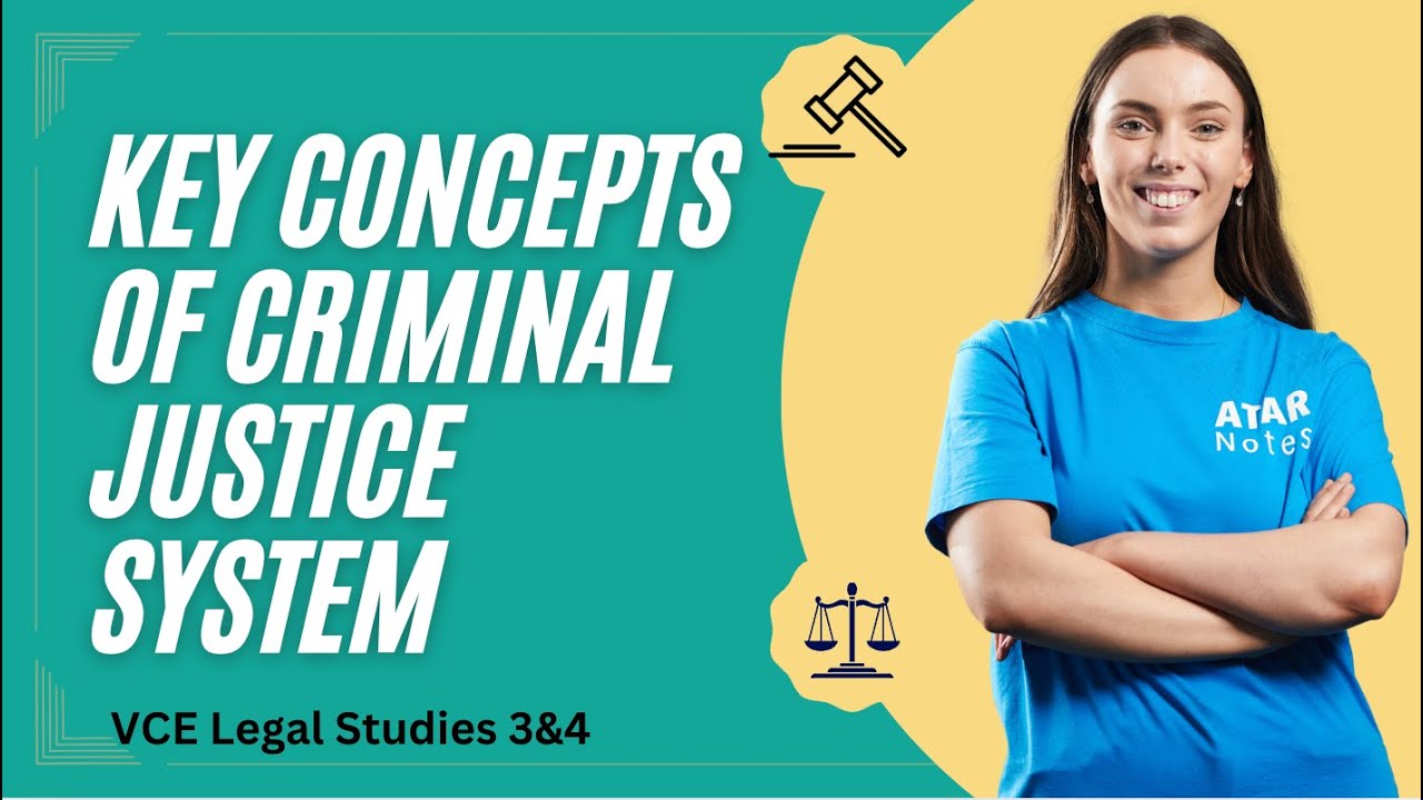 VCE 3&4 Legal Studies - Key Concepts of the Criminal Justice System ...