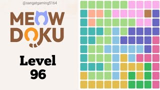 Meowdoku: Brain puzzle Games Level 96 walkthrough solution