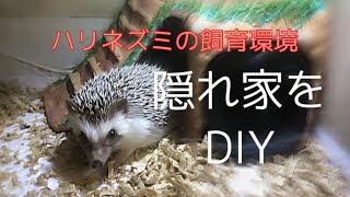 ハリネズミのシェルター 隠れ家 を粘土で自作するよ Youtube