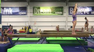 Carley Scott- Beam: Handspring Layout Split Jump
