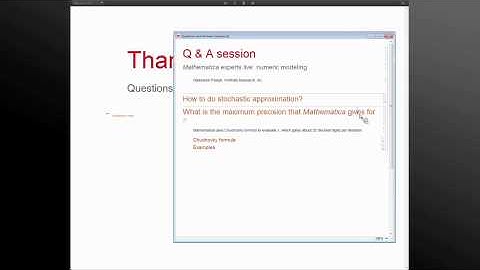 Numeric Modeling in Mathematica: Q&A with Mathematica Experts